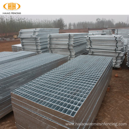 High quality solid galvanized steel grating walkway price